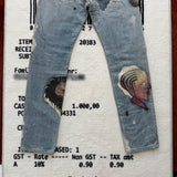 Kapital Kountry 14Oz Denim 5P Okabilly Africa Continent & Animals Remake (Tokyo Exclusive)