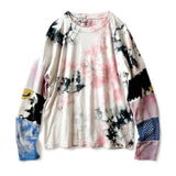 Kountry Redux Crazy Patchwork Long Sleeve T-Shirts Hippie Remake