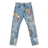 Kapital Kountry 14Oz Denim 5P Okabilly Africa Continent & Animals Remake (Tokyo Exclusive)